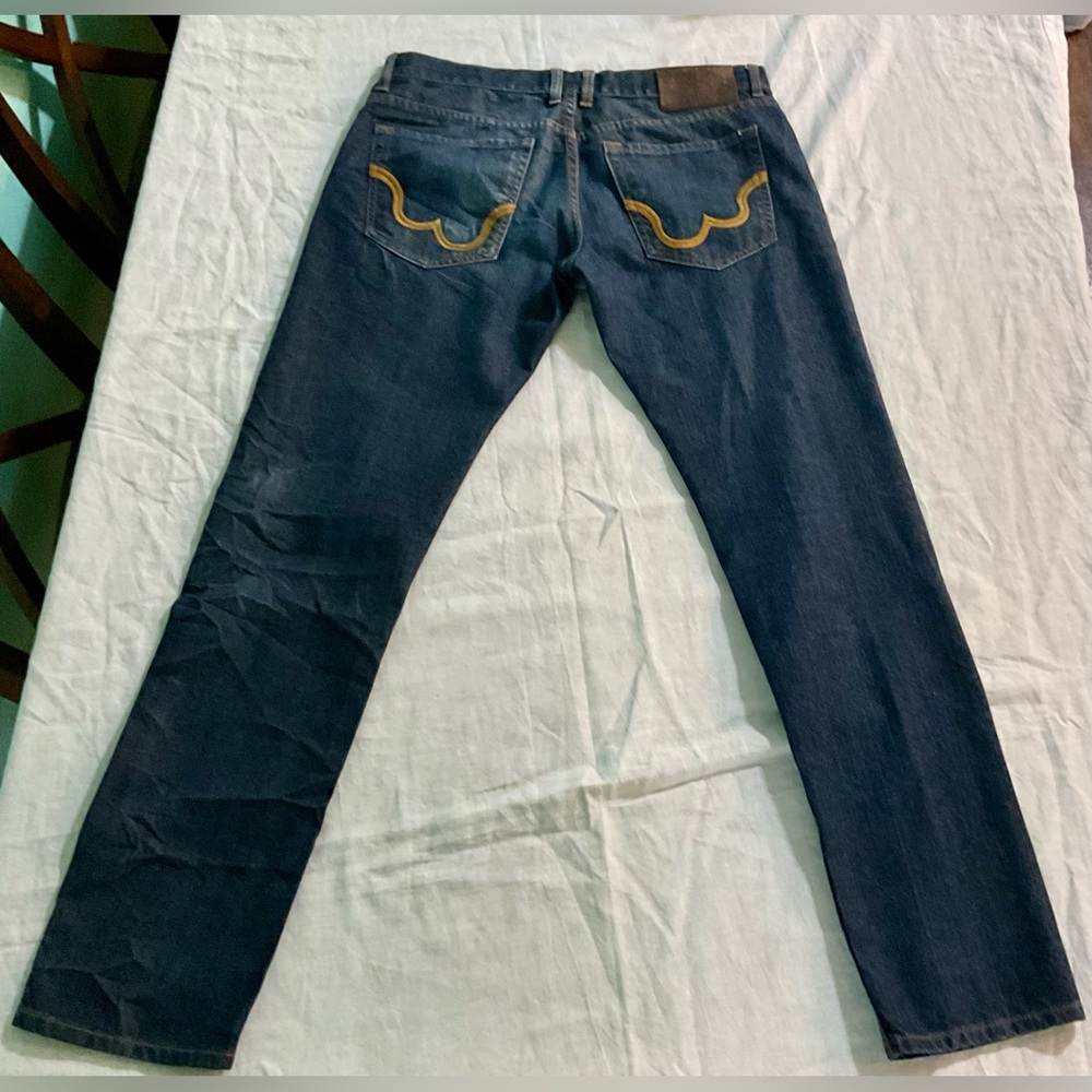 JNCO Jeans Mens 100% Cotton Skinny  Leg  Vintage Zipper  Broken Size 34x30 AS IS